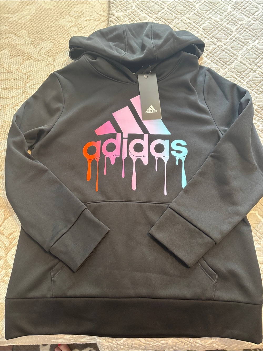 Adidas girls hoodie NEW